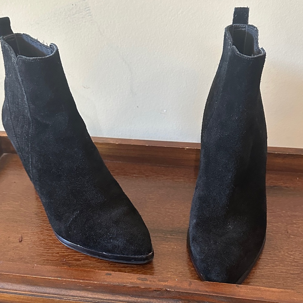 Marc Fisher Midnight Black Ankle Booties